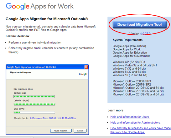 google apps migration tool for mac